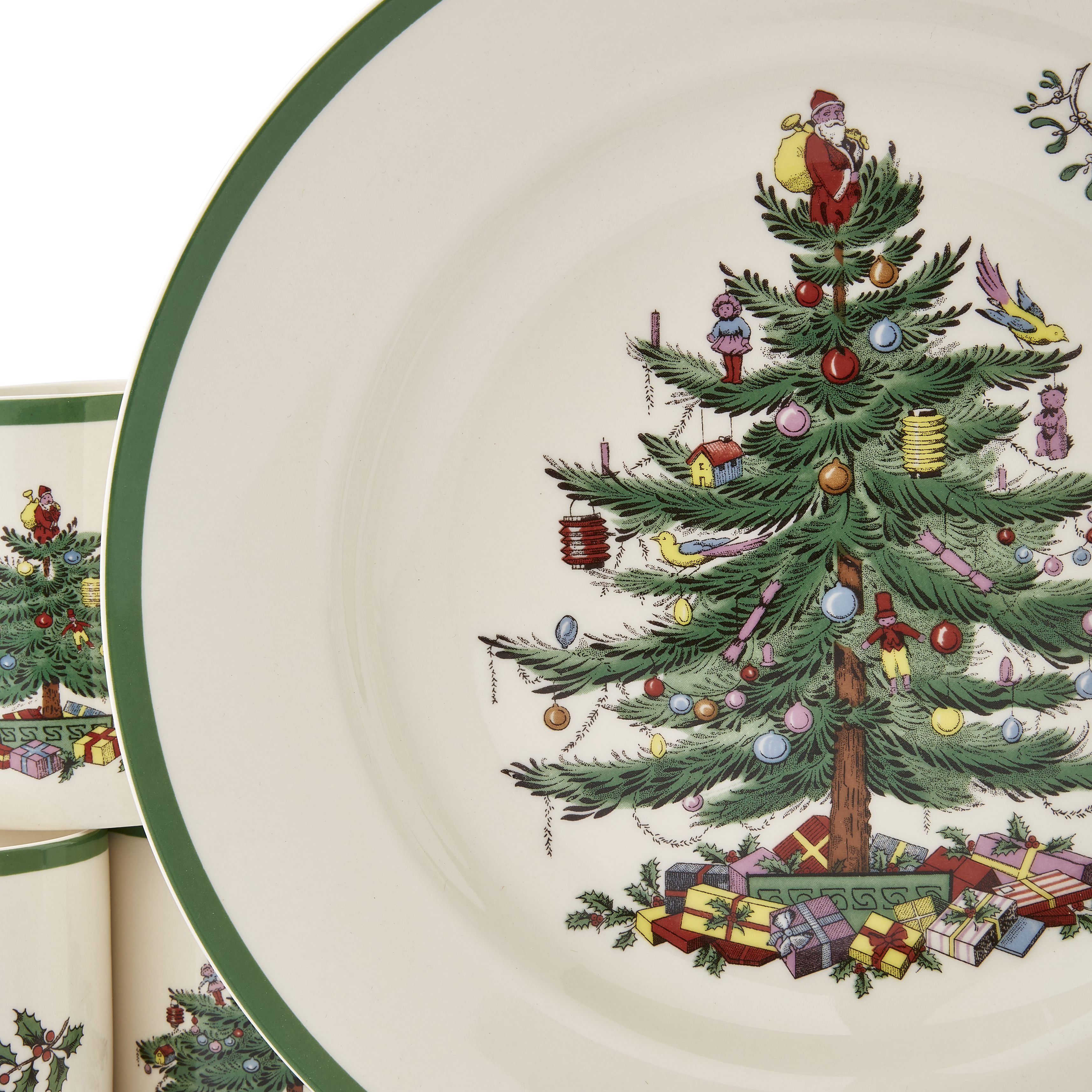 Christmas Tree 12 Piece DInner Set image number null